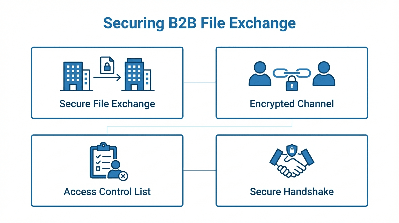 Securing B2B File Exchange with Managed SFTP