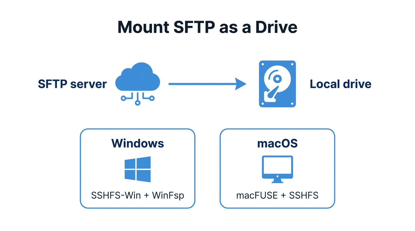 How to Mount an SFTP Server as a Drive on Windows and Mac